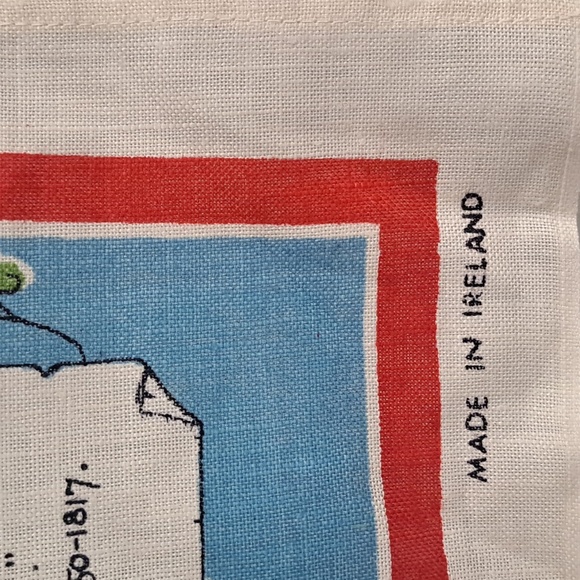 Vintage Irish Linen Bankmore Tea Towel Ireland NWOT 1980… - Picture 8 of 9